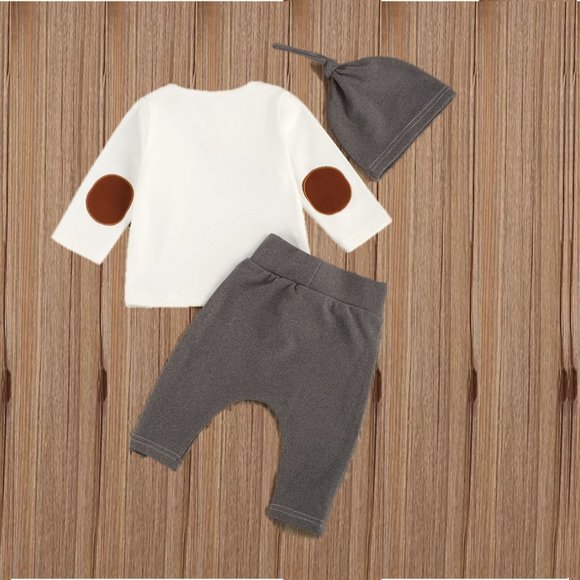 Winter Gentleman Outfit Clothes Pants Fall Easter outfit Boy Set Top Birthday - Picture 4 of 10